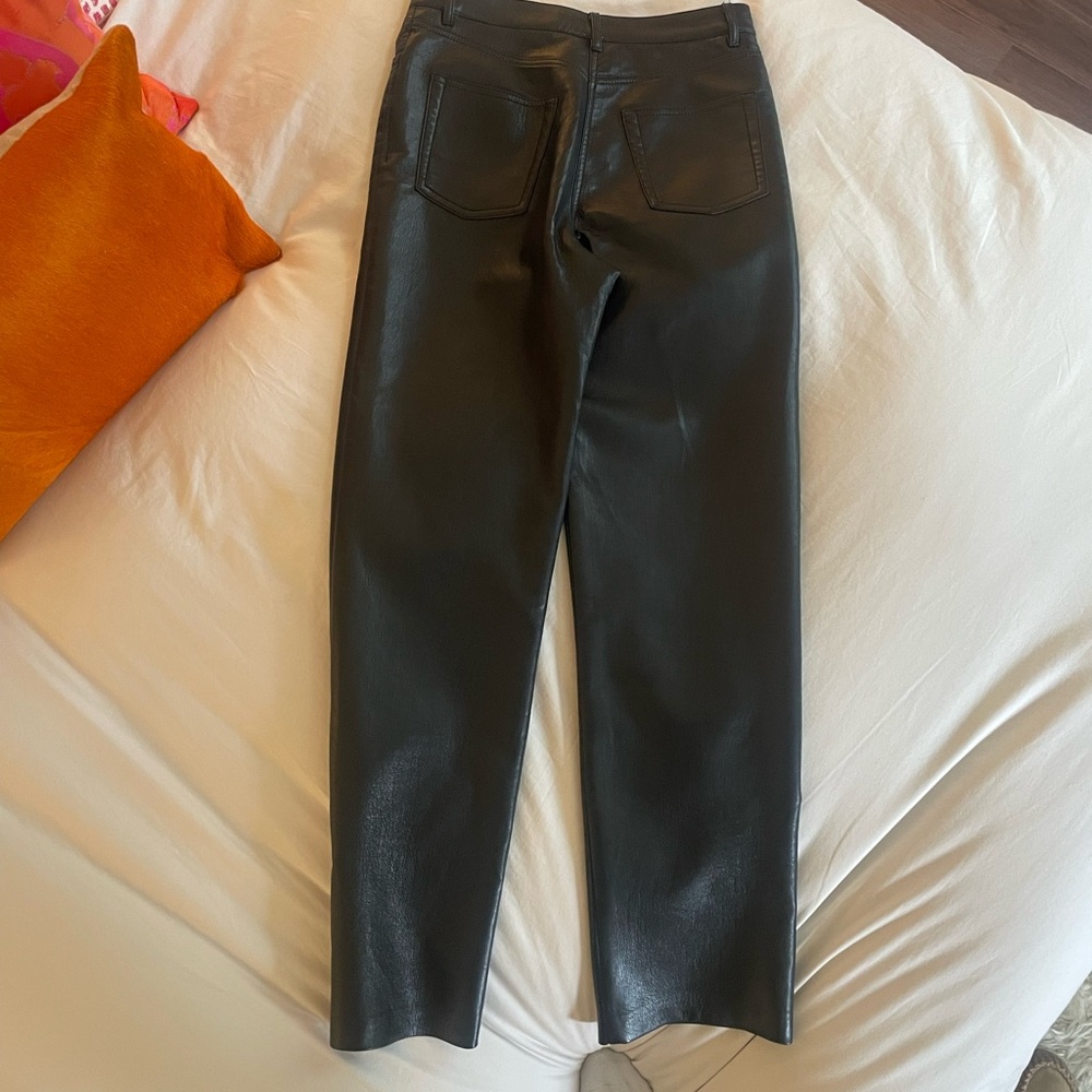 Wilfred Black Leather Pants